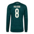Federico Valverde Real Madrid adidas 2026/27 Away Replica Long Sleeve Jersey - Green