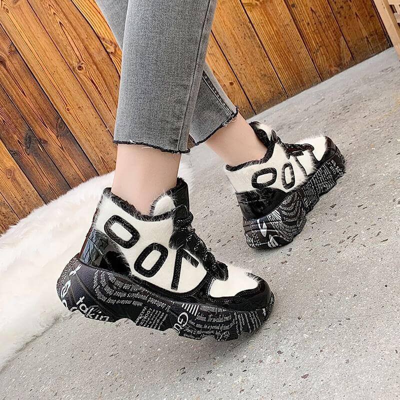 women nevada furry chunky sneaker – trendy, cozy and durable | nevada™ - Nevada Shoe