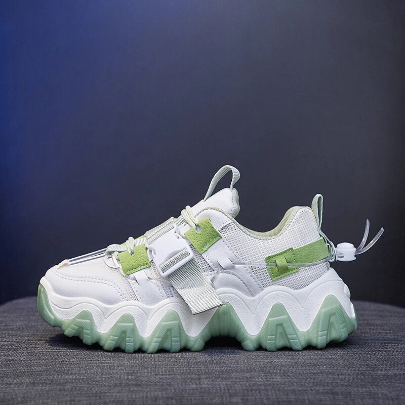 Women Nevada Breathable Summer Chunky, Shoe Woman Buckle Fashion Casual Sneakers Women