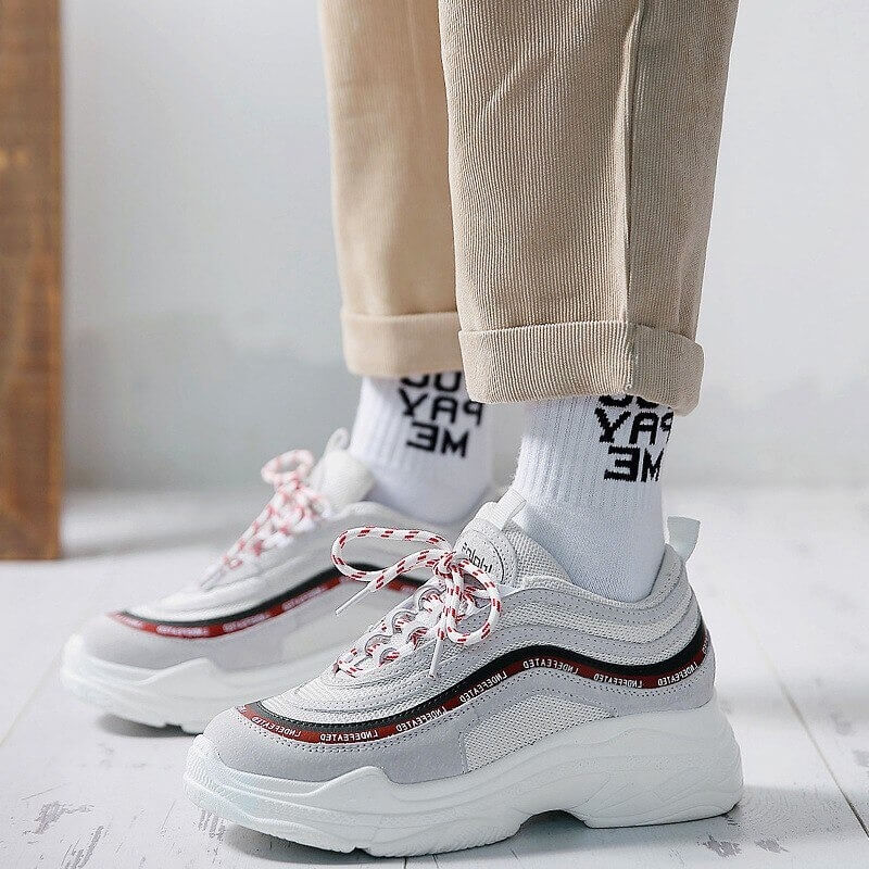 Women nevada Vintage Women Sneaker Trendy Leisure Platform Shoe Cross-tied Breathable