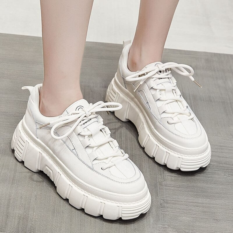 Women Nevada thik Sole Platform Casual Shoe Genuine Leather, from our luxury leathers in American And Uk craftsmanship.