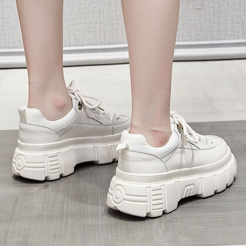 Women Nevada thik Sole Platform Casual Shoe Genuine Leather, from our luxury leathers in American And Uk craftsmanship.