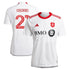 adidas Jonathan Osorio Toronto FC jersey 2025 in white with red accents and number 21 on back