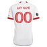 adidas Toronto FC 2025 kit white jersey with red accents and customizable name and number on back