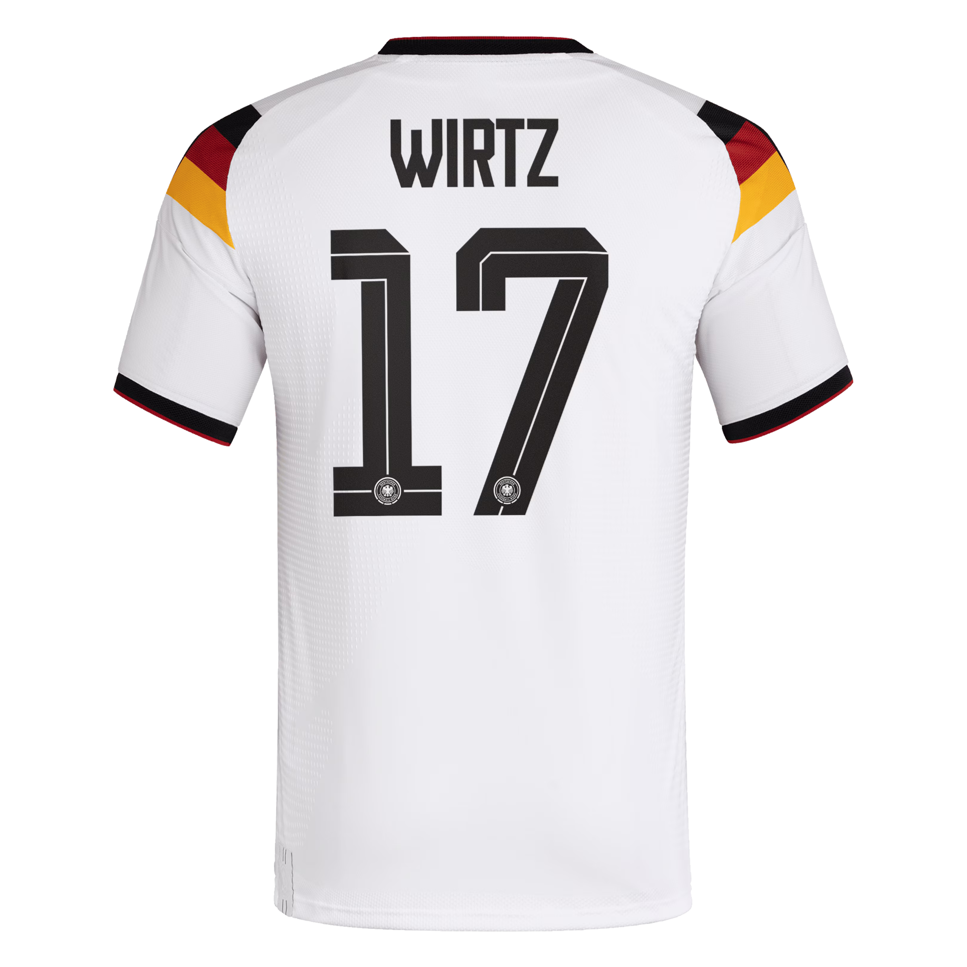 2026 Gadidas Germany National Team 2026 Home Player Edition Jersey – Florian Wirtz #17 – White/Black/Goldermany Home Player Jersey #17 - White (Florian Wirtz)
