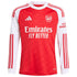 Arsenal 2026 home Adidas Custom jersey in red and white with long sleeves and sponsor logo