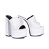 genuine leather sandals women fashion brand thick high heel party Night Club Shoes