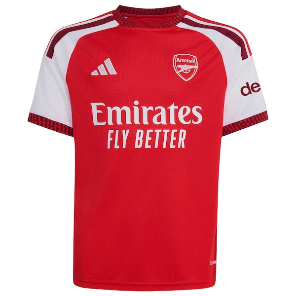 Adidas Arsenal 2026/27 Home Replica Custom Youth Jersey Red