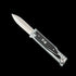 REATE Gravity Double Blade Knife – 3.15" D2 Steel Satin Blade – Aluminum & G10 Hybrid Handle