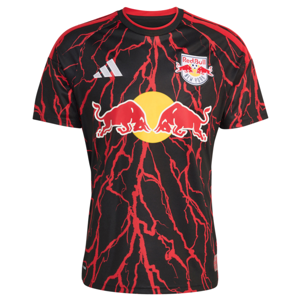 Adidas New York Red Bulls 2026 The Rooted Kit Replica Custom Jersey Black