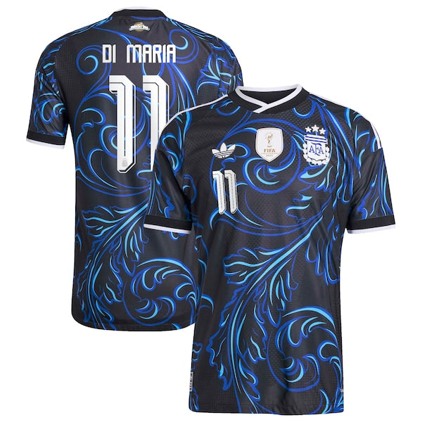 Adidas Angel Di Maria Argentina National Team 2026 Away Authentic Jersey Black