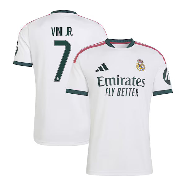 Vini Jr. Real Madrid adidas 2026/27 Home Replica Jersey - White