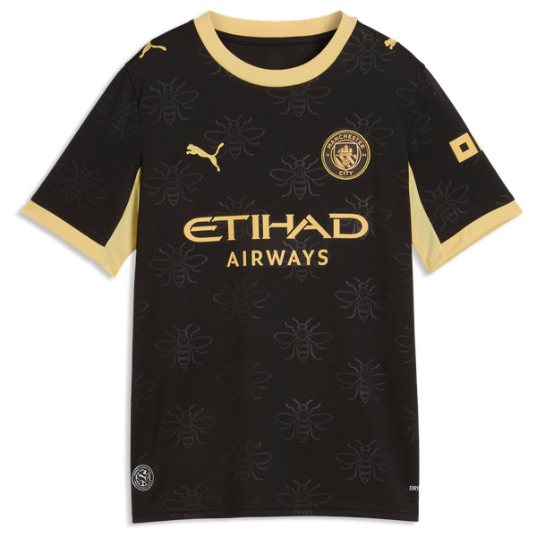 Manchester City Puma Youth 2026/27 Away Replica Jersey - Black