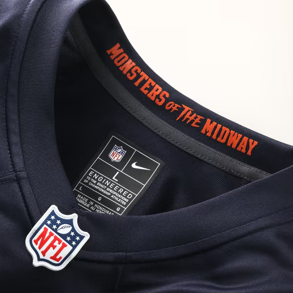 Rome Odunze Chicago Bears Nike 2026 Rivalries Collection Game Jersey - Navy