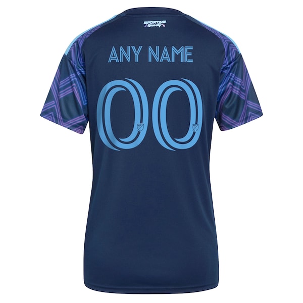 Adidas Sporting Kansas City Women's 2026 The 18th & Vine Kit Replica Custom Jersey Blue