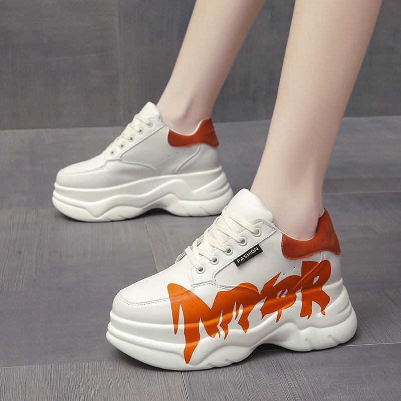 Designer Sneakers Woman Casual Platform Shoes Fashion Brand Height Increasing Ladies Shoes Chunky Sneakers Woman Zapatilla Mujer