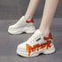 Designer Sneakers Woman Casual Platform Shoes Fashion Brand Height Increasing Ladies Shoes Chunky Sneakers Woman Zapatilla Mujer
