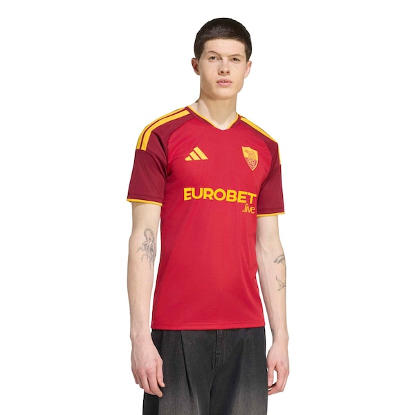 AS Roma adidas 2026/27 Home Replica Jersey - Red
