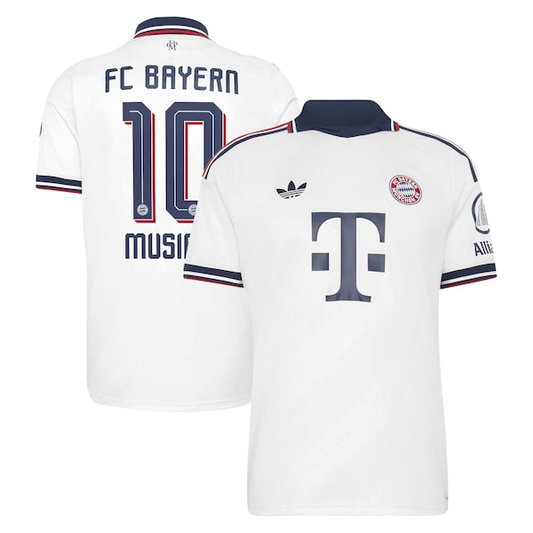Jamal Musiala Bayern Munich adidas 2026/27 Away Replica Jersey - White