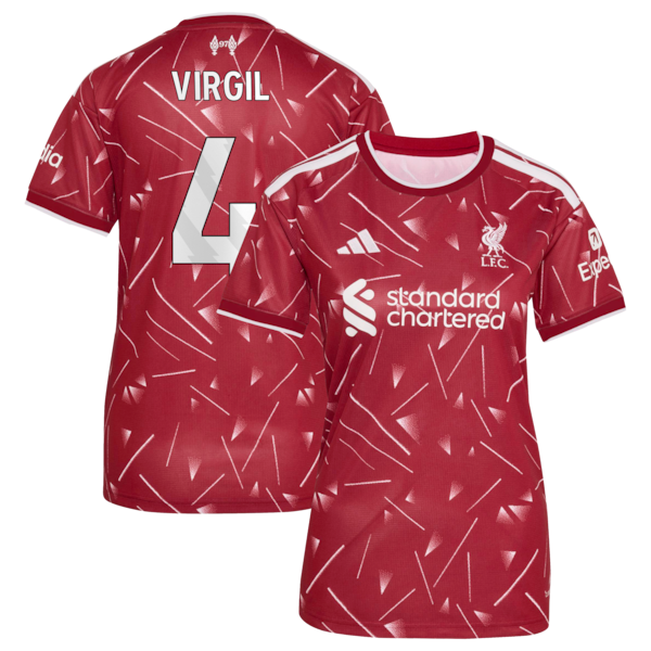 Adidas Virgil Van Dijk Liverpool 2026/27 Home Replica Jersey Red