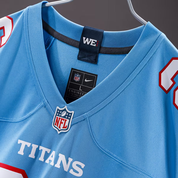 Jalen McMurray Tennessee Titans Nike Team Game Jersey - Light Blue