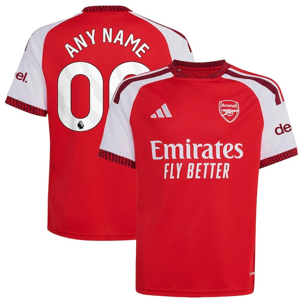 Adidas Arsenal 2026/27 Home Replica Custom Youth Jersey Red