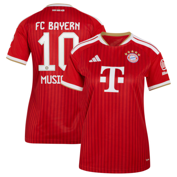 Adidas Jamal Musiala Bayern Munich 2026/27 Home Replica Jersey Red