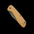 Zero Tolerance 0512 Automatic Folding Knife – 3.45" CPM-CruWear Dark Bronze Cerakote Blade – Premium Canvas Micarta Handle