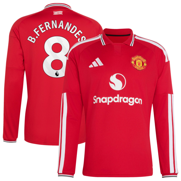 Adidas Bruno Fernandes Manchester United 2026/27 Home Stadium Replica Jersey Red