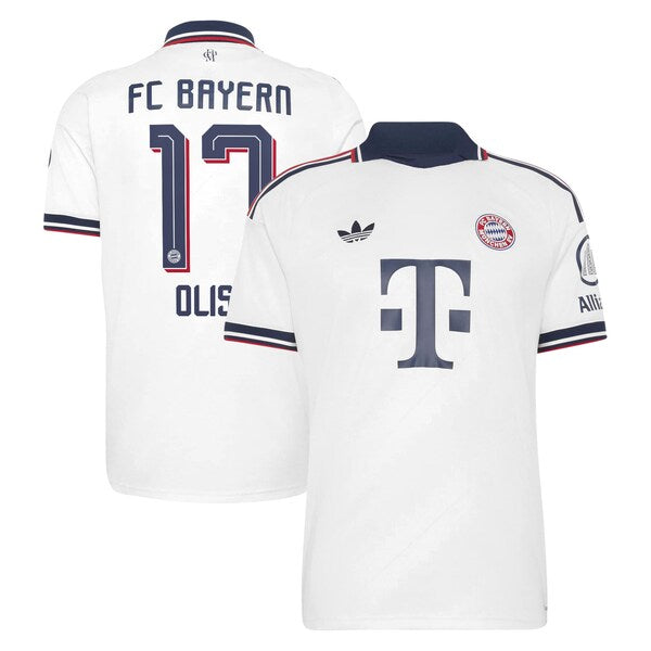 Michael Olise Bayern Munich adidas 2026/27 Away Replica Jersey - White