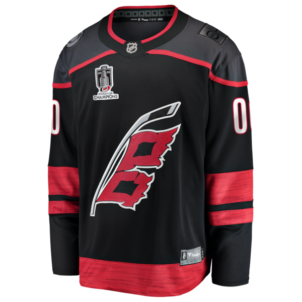 Carolina Hurricanes Fanatics 2026 Stanley Cup Champions Home Breakaway Custom Jersey - Black