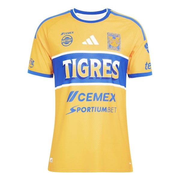 Tigres UANL adidas 2026/27 Home Replica Jersey - Gold
