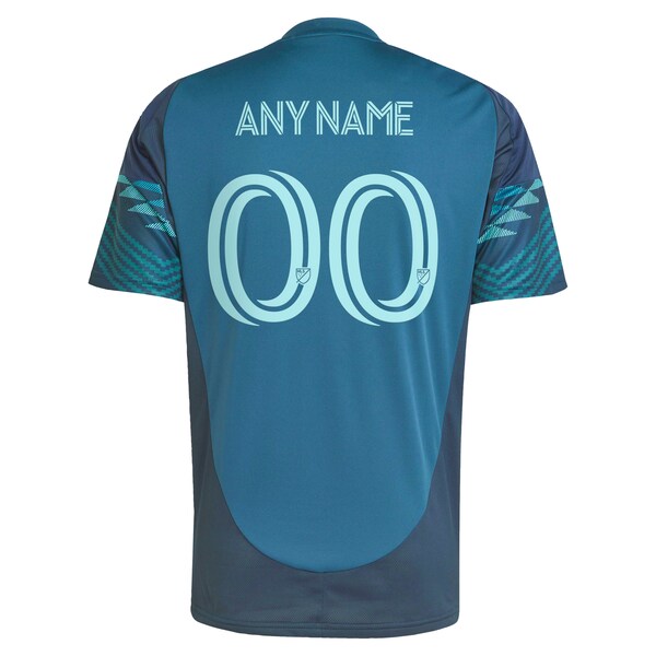 Adidas Seattle Sounders FC 2025 The Salish Sea Kit Replica Custom Jersey Blue