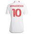 Back view of adidas Federico Bernardeschi Toronto FC jersey in white with red number 10 and name Bernardeschi