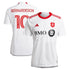 adidas Federico Bernardeschi Toronto FC jersey white with red accents and sponsor logos