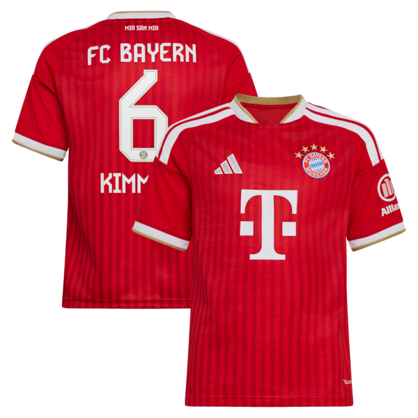 Adidas Joshua Kimmich Bayern Munich 2026/27 Home Replica Youth Jersey Red