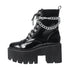 women nevada leather gothic black boots – bold, sleek & edgy style | nevada™ - Nevada Shoe