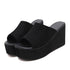 Summer Slip On Women Wedges Sandals Platform High Heels Fashion Open Toe Ladies Casual Shoes Comfortable Promotion Sale