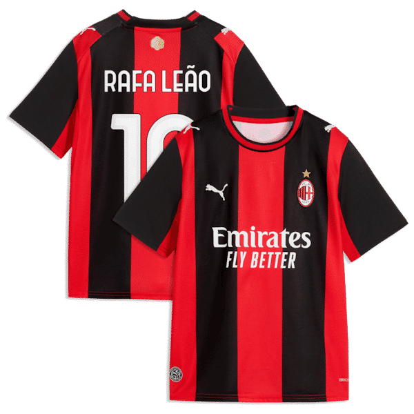 Puma Rafael Leão AC Milan 2026/27 Home Replica Jersey Black/Red