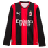 Puma Rafael Leão AC Milan 2026/27 Home Replica Long Sleeve Jersey Black/Red