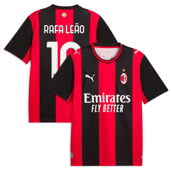 Puma Rafael Leão AC Milan 2026/27 Home Replica Jersey Black/Red