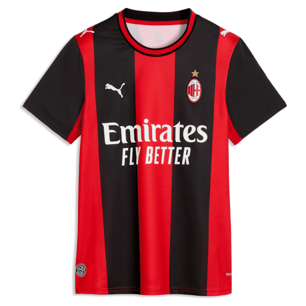 Puma Rafael Leão AC Milan 2026/27 Home Replica Jersey Black/Red