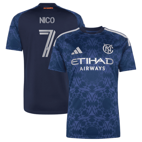 Nicolás Fernández Mercau New York City FC adidas 2026 The All Nations Kit Replica Jersey - Blue
