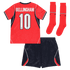 England Nike Away Stadium Mini Kit 2026 - Little Kids with Bellingham 10 printing - Jersey Teams World