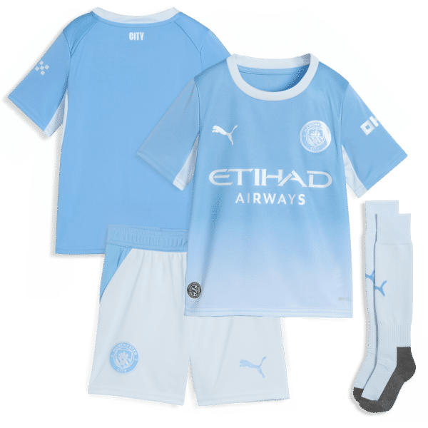 Manchester City PUMA Home Minikit 2026-27 - Jersey Teams World
