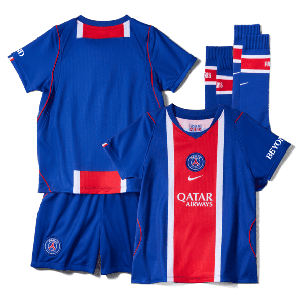 PSG Nike Home Stadium Mini Kit 2026-27 - Little Kids - Jersey Teams World