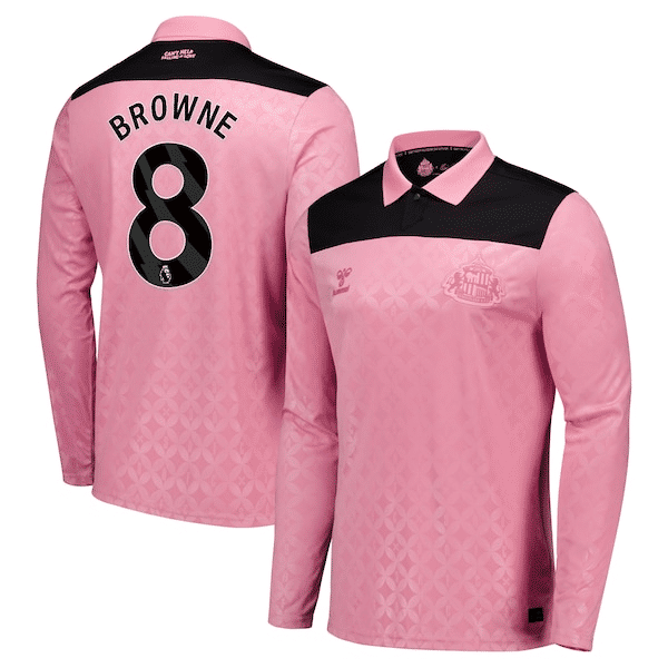 Sunderland x Elvis Hummel Away Shirt 2026-27 - Long Sleeve with Browne 8 printing - Jersey Teams World