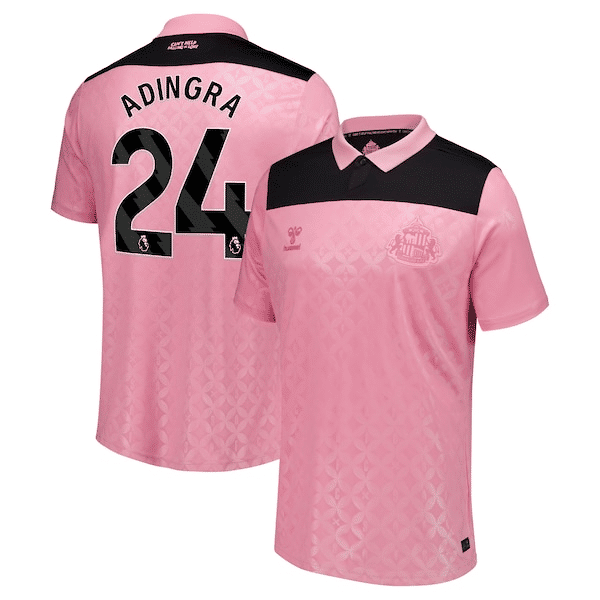 Sunderland x Elvis Hummel Away Shirt 2026-27 with Adingra 24 printing - Jersey Teams World