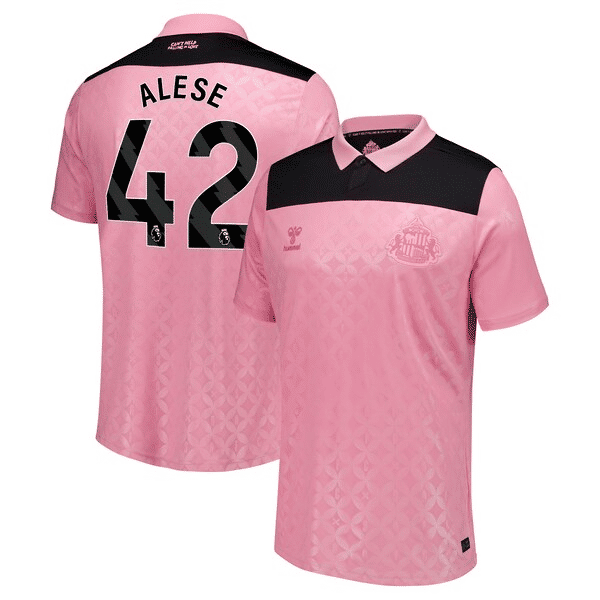 Sunderland x Elvis Hummel Away Shirt 2026-27 with Alese 42 printing - Jersey Teams World
