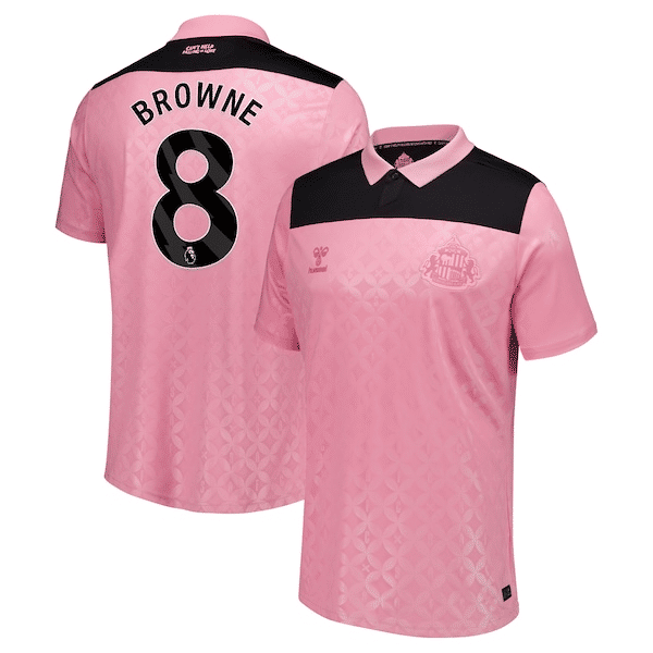 Sunderland x Elvis Hummel Away Shirt 2026-27 with Browne 8 printing - Jersey Teams World